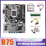 Lodokdre B75 Motherboard 8X USB G1610 CPU 4GB DDR3 1333MHz RAM Mining Rig Kit view 4