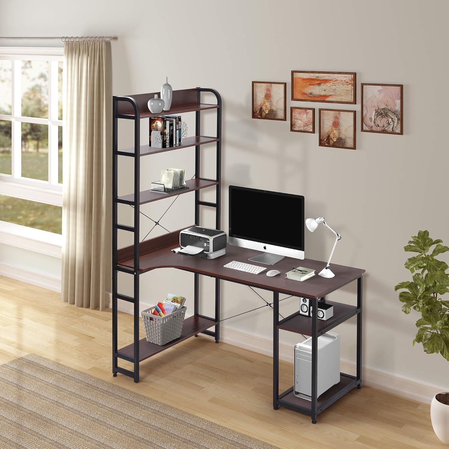 Best Computer Desk Left Side Storage