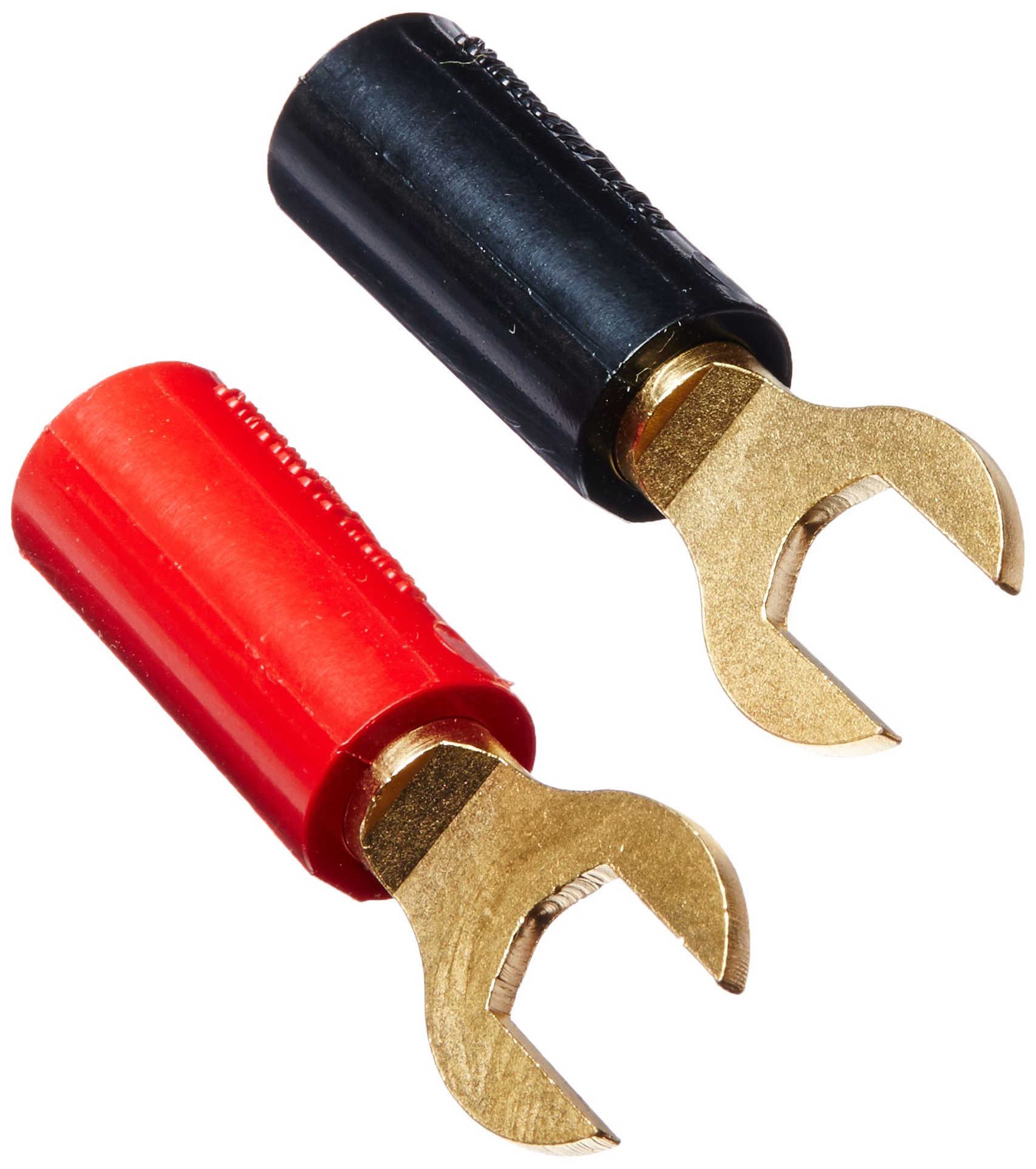 Pomona 2305 Copper Low Thermal EMF Insulated Spade Lug to Banana Jack