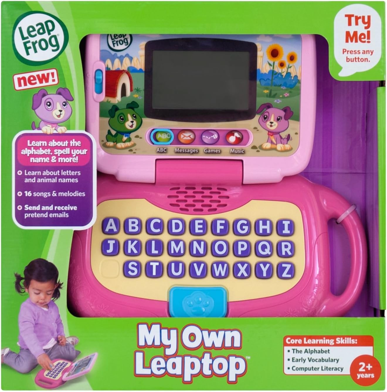 leapfrog pink laptop