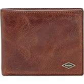 Fossil Men
s Hayes Leather Bifold Wallet with Flip ID Window