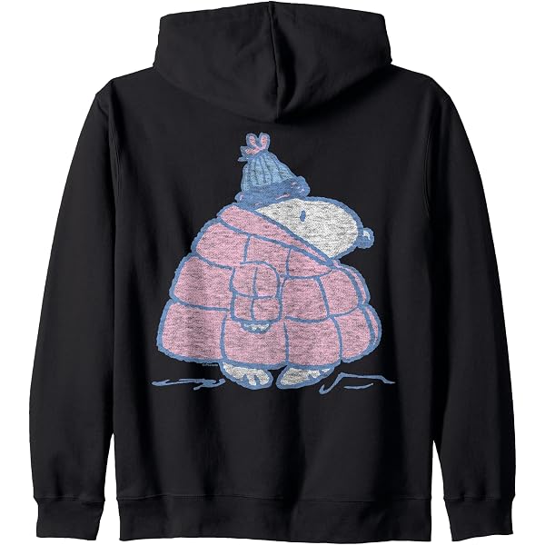 Amazon.com: Peanuts - Snoopy Puffer Pullover Hoodie : Clothing