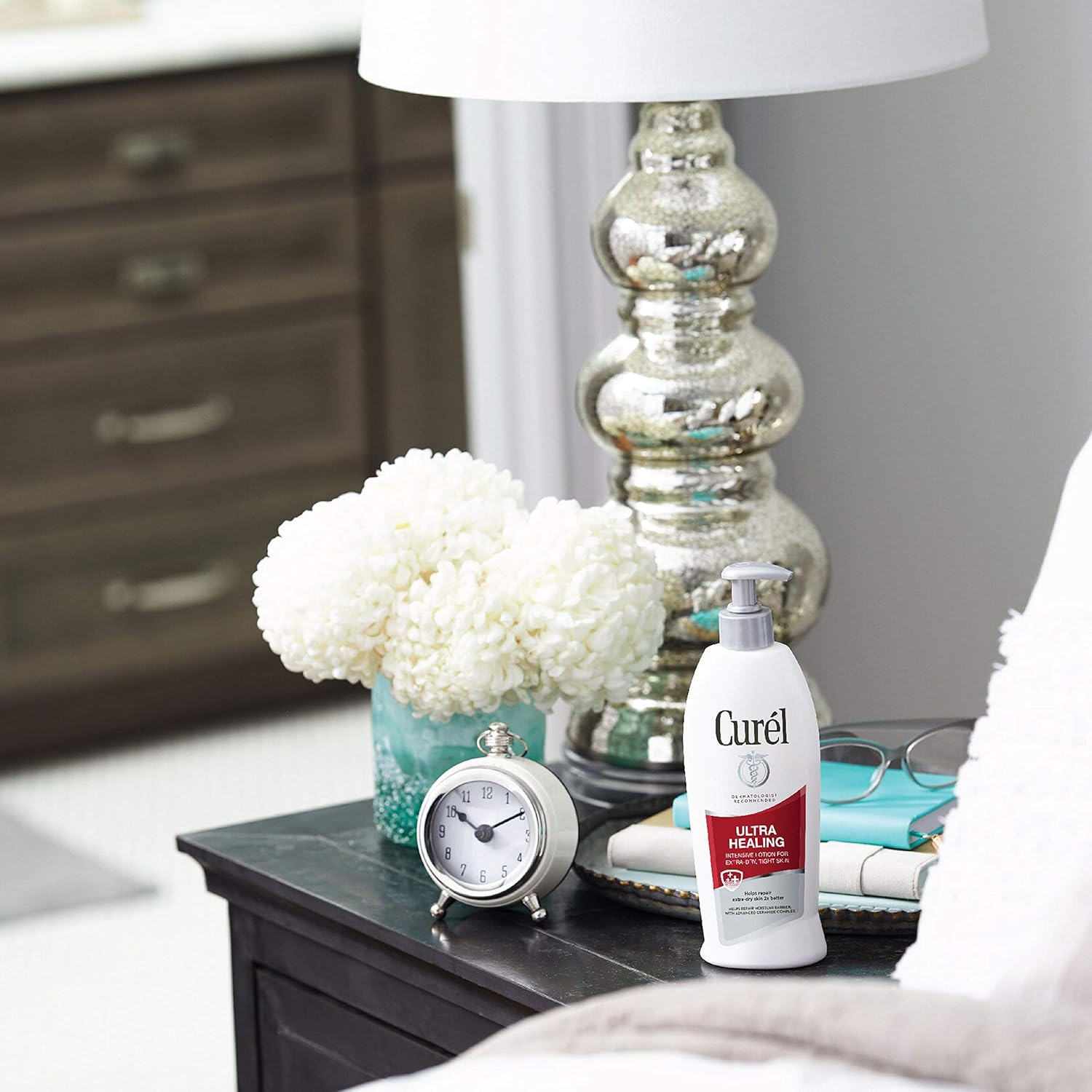 Curél Skincare Curél Ultra Healing Body Lotion, Moisturizer for Extra Dry Skin, Body and Hand Lotion with Advanced Ceramide Complex and Hydrating Agents for Tight Skin, Fragrance Free, 20 Oz : Body Lotions : Beauty