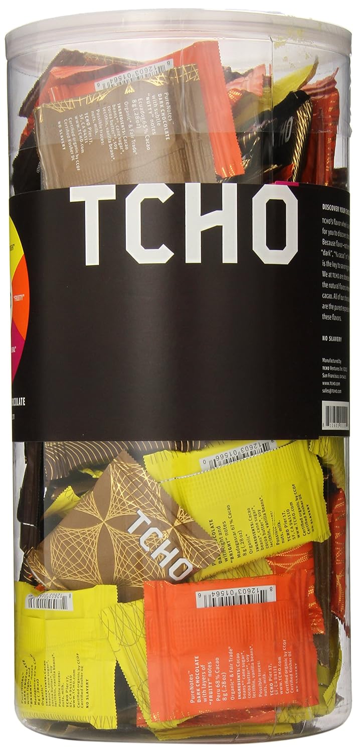 Tcho choc pop Pure note 8g 120pc (812603011099)