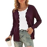 VIISHOW Long Sleeve Cardigan Sweaters for Women Trendy Lightweight Cardigans V Neck Button Up Knit Casual Shrugs
