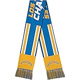 FOCO NFL Unisex-Adult Officially Licensed Team Color Stripe Wordmark Primary Logo Football Neck Warmer Scarf