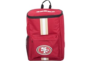 FOCO Cooler Backpack – Portable Soft Sided Ice Chest – Insulated Bag Holds 36 Cans - Football Gear – Show Your Team Spirit with Officially Licensed Fan Gear
