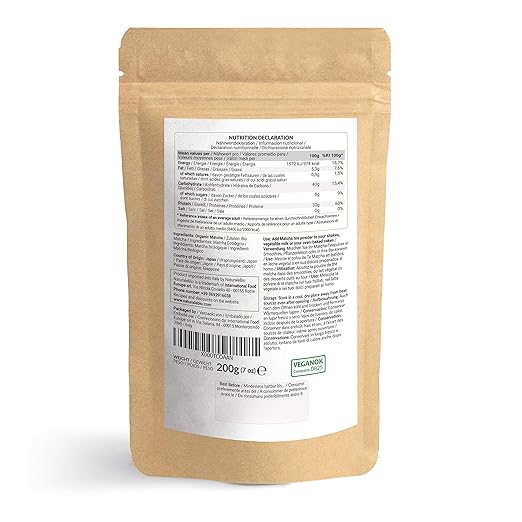 Té Verde Matcha Orgánico Japonés En Polvo [ Grado Culinario ] 200 ...