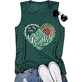 Sunrise Sunset Sunshine T Shirt for Women Outdoor Workout Hawaii Beach Sea Nature Adventure Tee Top