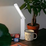 PURElite 2in1 Lamp Torch Rechargeable Desk Table Light LED 180° view 4