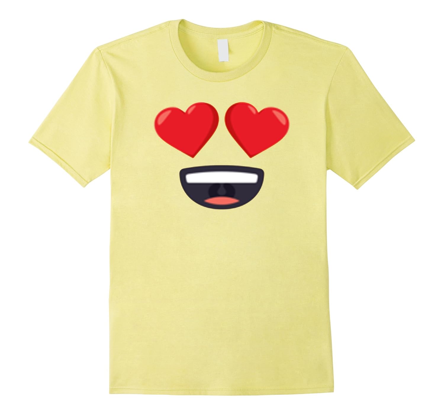 Heart Eyes Emoji Face Costume T-Shirt for Halloween-ANZ