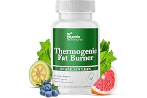 DR VITAMIN SOLUTIONS Thermogenic Fat Burner for Women and Men - Appetite Suppressant for Weight Loss - Includes Green Tea Extracts for Bloat Relief - Metabolism Booster - 35 Weight Loss Pills