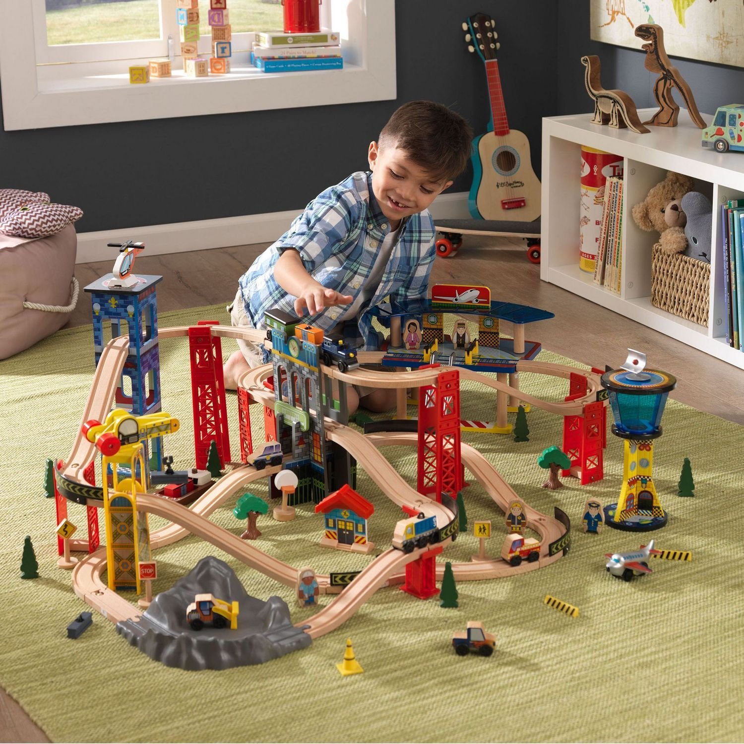 Best Kidkraft Super Highway Train Set And Table