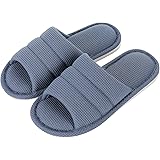 shevalues Summer House Slippers for Women Men Breathable Waffle Indoor Slippers Slip-on Open Toe Home Shoes