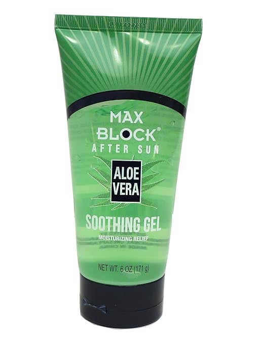 Max Block After Sun Soothing Aloe Vera Gel Beauty