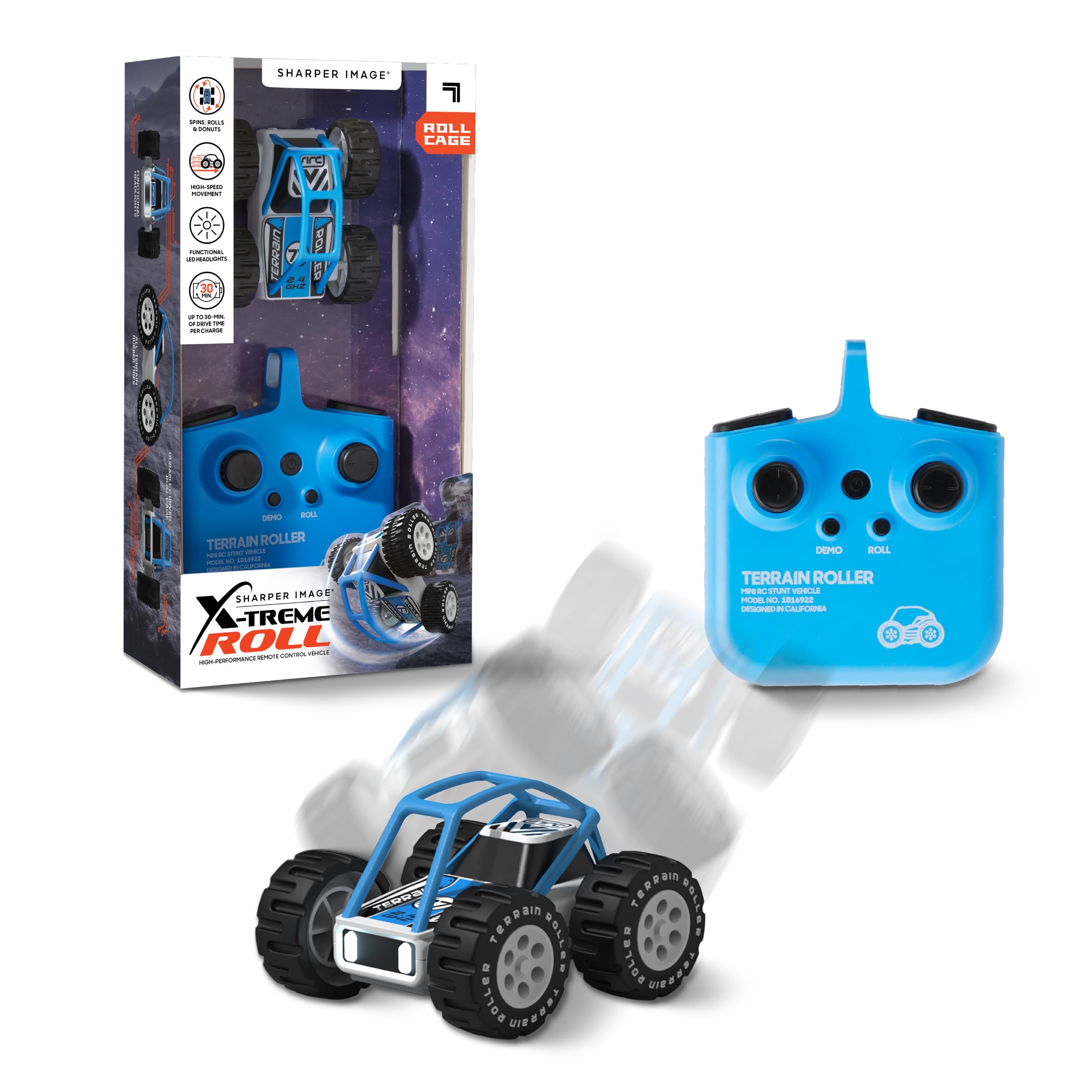 Sharper Image - Remote Control Xtreme Cage Car - Rechargeable RC Car, Kids Toy for Girls & Boys