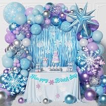 Bougie Chiffre Anniversaire Neige Brillante - Décoration Gâteau Thème Hivernal