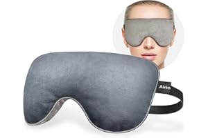 AiricePac Microwave Activated Warm Eye Compress for Dry Eyes, Blepharitis & Stye, Heated Eye Masks for Dry Eyes, Dry Eye Therapy Mask & Eye Compress Moist Heat Delivers Warm Compress for Eyes