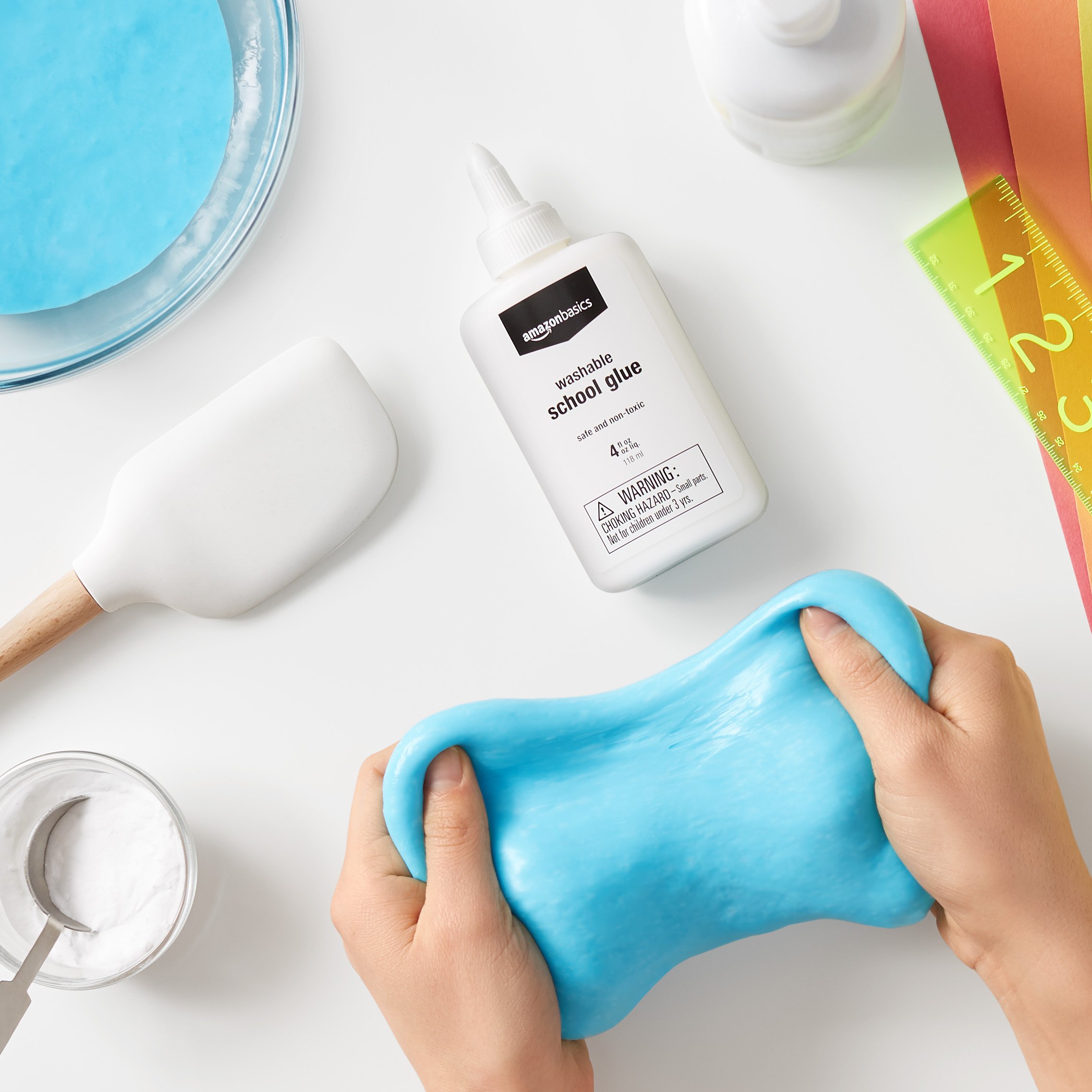 Amazon Basics All Purpose Washable School White Liquid Glue Great for