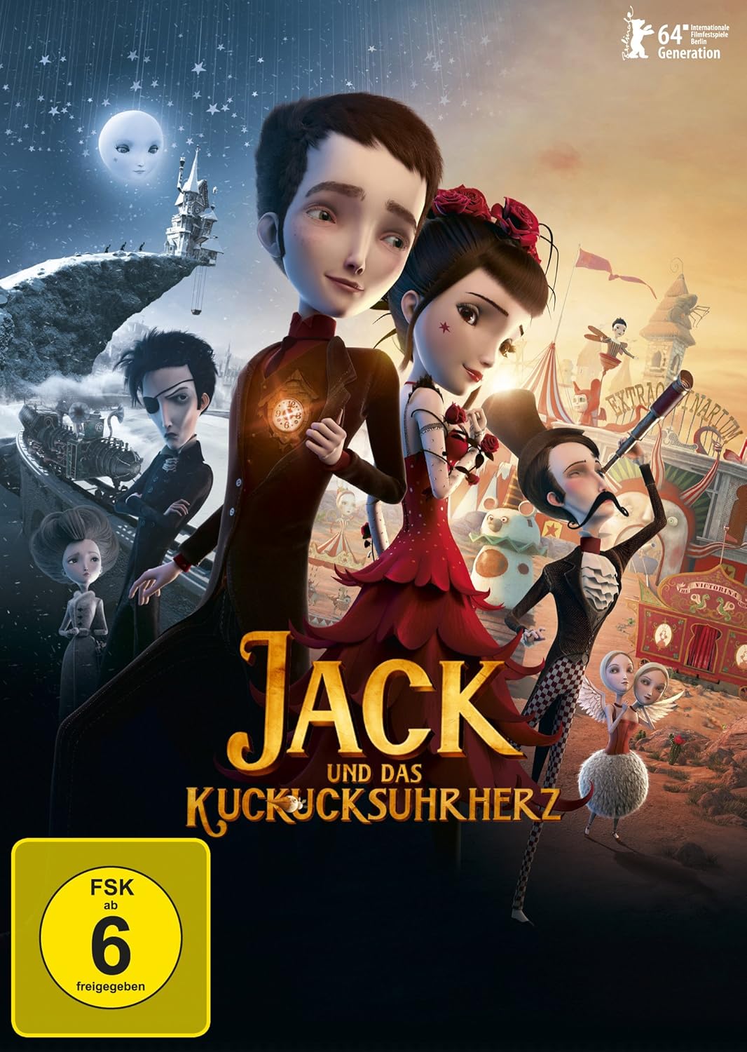 Jack Und Das Kuckucksuhrherz Amazon De Luc Besson Soline Guyonneau Virginie Silla Mathias Malzieu Stephane Berla Luc Besson Soline Guyonneau Dvd Blu Ray