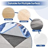 KAHEIGN Multipurpose Non Slip Mat 50x200 cm PVC Floor Underlay Black view 6