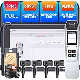 THINKSCAN 689BT TPMS Combos with Professional OBD2 Scanner Diagnostic Tool | Activate/Read/Learn Sensor Tool with VENU iPro, Programming Sensors(Pack in 315/433MHz VENU5) Only