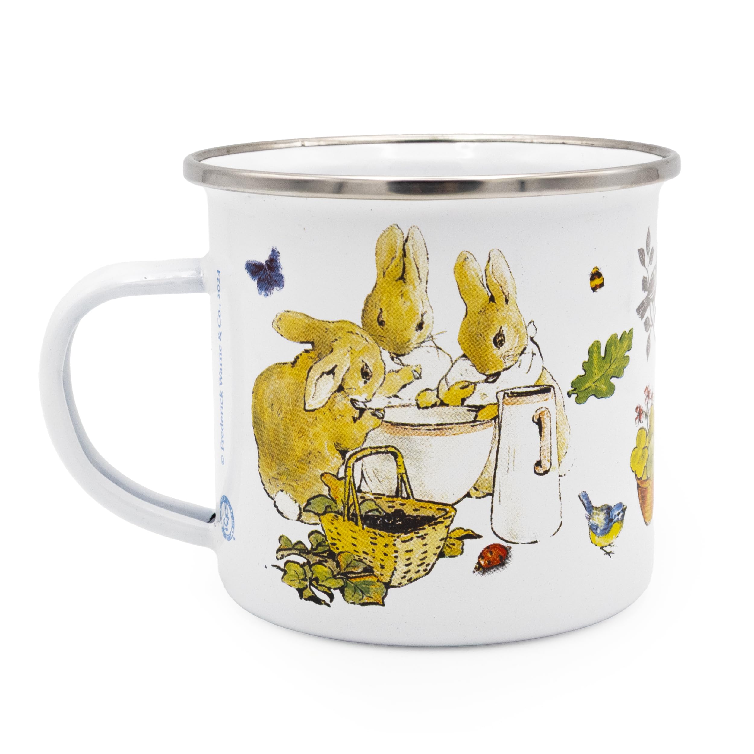 Peter Rabbit Enamel Mug Flopsy Bunnies, White — image 1