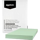 Amazon Basics 50% Recycled Color Printer Paper - Green, 8.5 x 11 Inches, 1 Ream (500 Sheets)
