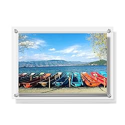 AMEITECH Acrylic Floating Picture Frame, 11x14
