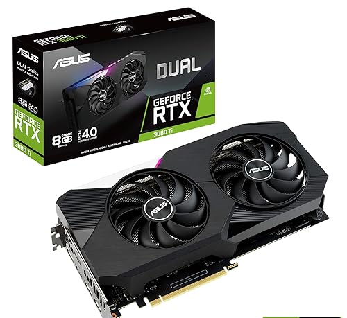 ASUS Dual NVIDIA GeForce RTX 3060 Ti Gaming Graphics Card (PCIe