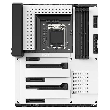 nzxt n7 z370 designed with intel z370 chipset supports 8th gen cpus atx gaming motherboard two m 2 connectors ddr 4 sli and crossfirex support - h500 nzxt fortnite