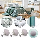 MQUPIN Quilt Fixing Clip 16 Duvet Clips Round Mushroom Attachment Grey view 2