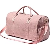 Travel Duffle Bag, Weekender Bag for Women with Shoe Compartment, Carry on Overnight Bag Gym Duffel Bag, Mommy Hospital Bags