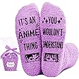 HAPPYPOP Anime Lovers Gifts for Teen Girls Women - Anime Socks Stuff Merch