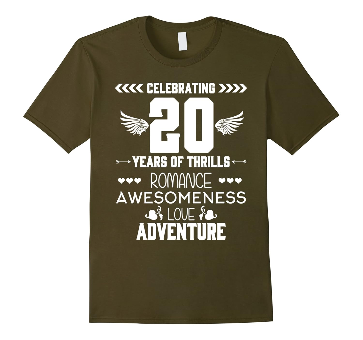 20th Wedding Anniversary 20 Years T-shirt Together Gift-CD ...
