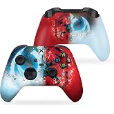 DreamController Jeddi Sith Custom X-box Controller Wireless compatible with X-box One/X-box Series X/S Proudly Customized in USA with Permanent HYDRO-DIP Printing (NOT JUST A SKIN)
