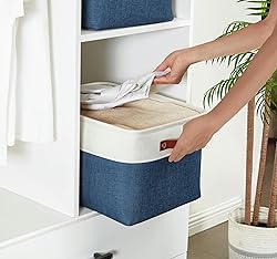 DECOMOMO Storage Bins Fabric Storage Baskets for