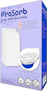 Prosorb Super Absorbent Pads Bedside Commode Liners Pack of 50 view 6