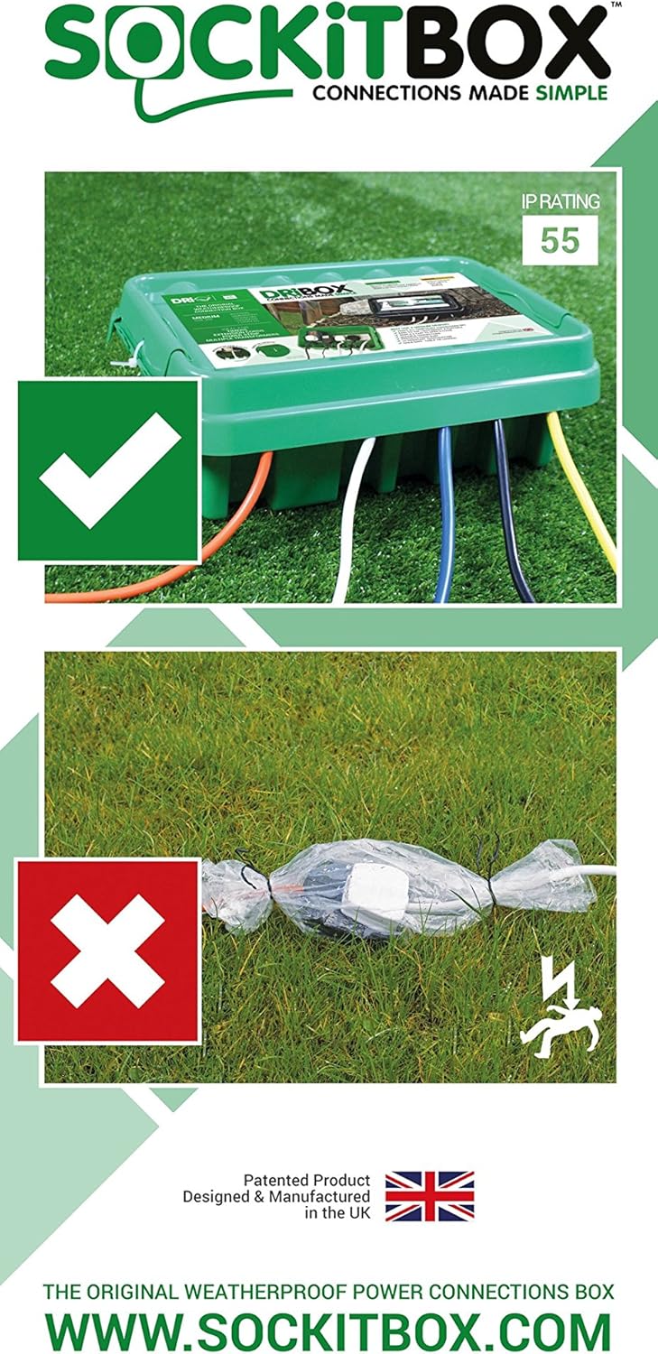 SOCKiTBOX 100533214 Weatherproof Box, Black: Garden & Outdoor