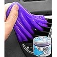 bylikeho Car Cleaning Gel,Car Accessories Car Slime Cleaner Dust Cleaning Gel,Car Cleaning Putty,Car Goop for Cleaning,Car Putty Car Jelly Cleaner,Car Dust Gel for Dashboard Console and Vents (Purple)