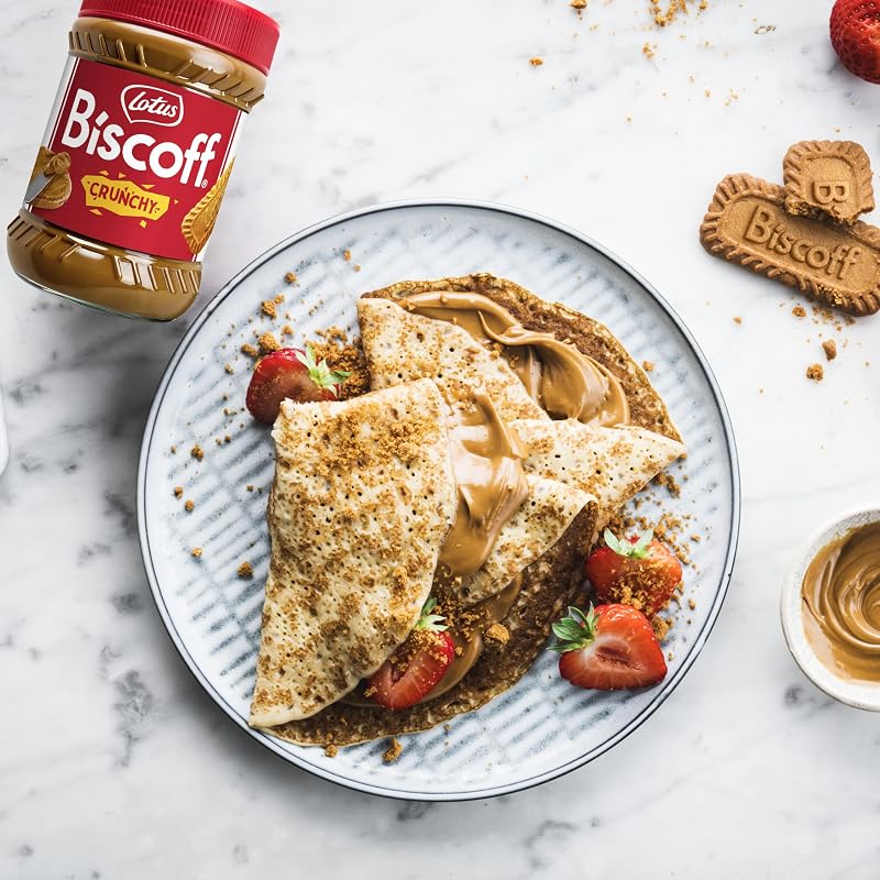 Biscoff lótus biscoff | creme para barrar | crocante | sabor caramelizado original | vegano | sem aromas ou cores artificiais | frasco pet | 380g