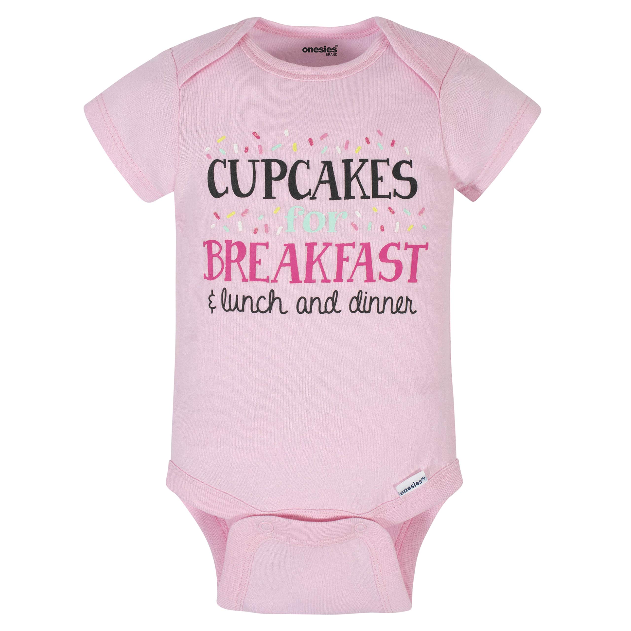 Onesies Brand baby-girls 8-pack Short Sleeve Mix & Match Bodysuits