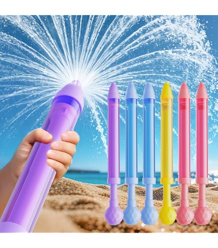 Pistola De Agua Fuegos Artificiales – Rociador Con Boquilla Multiorificio, Gran Capacidad, Fácil Presión, Ideal Para Juegos De Verano Y Playa