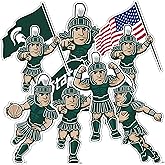 Desert Cactus Michigan State University Sticker Spartans MSU Sticker Vinyl Decals Laptop Water Bottle Car T2 (Type 2-2)