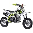 MotoTec X1 110cc 4-Stroke Gas Dirt Bike Green, 56x25x34, (MT-DB-X1-110cc_Green)