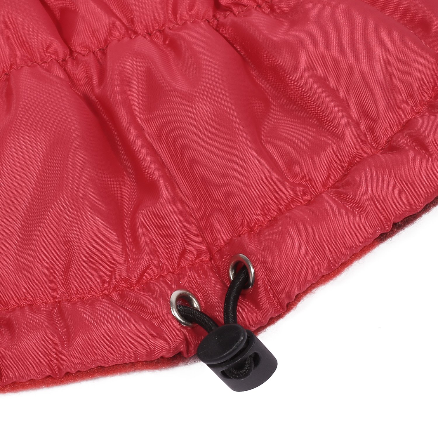 Pecute Dog Jacket Outdoor Winter Warm Pet Apparel with Strap Closure for Small Medium Dog Red Large