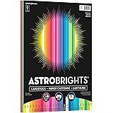 Astrobrights Colored Cardstock, 8.5” x 11”, 65 lb / 176 gsm, "Spectrum" 25-Color Assortment, 75 Sheets (80944-01)