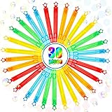 TOY Life 30 Mini Bubble Wands Kids Party Favors- Bulk Bubbles for Wedding, Halloween, Birthday Party Goody Bags Stuffers for