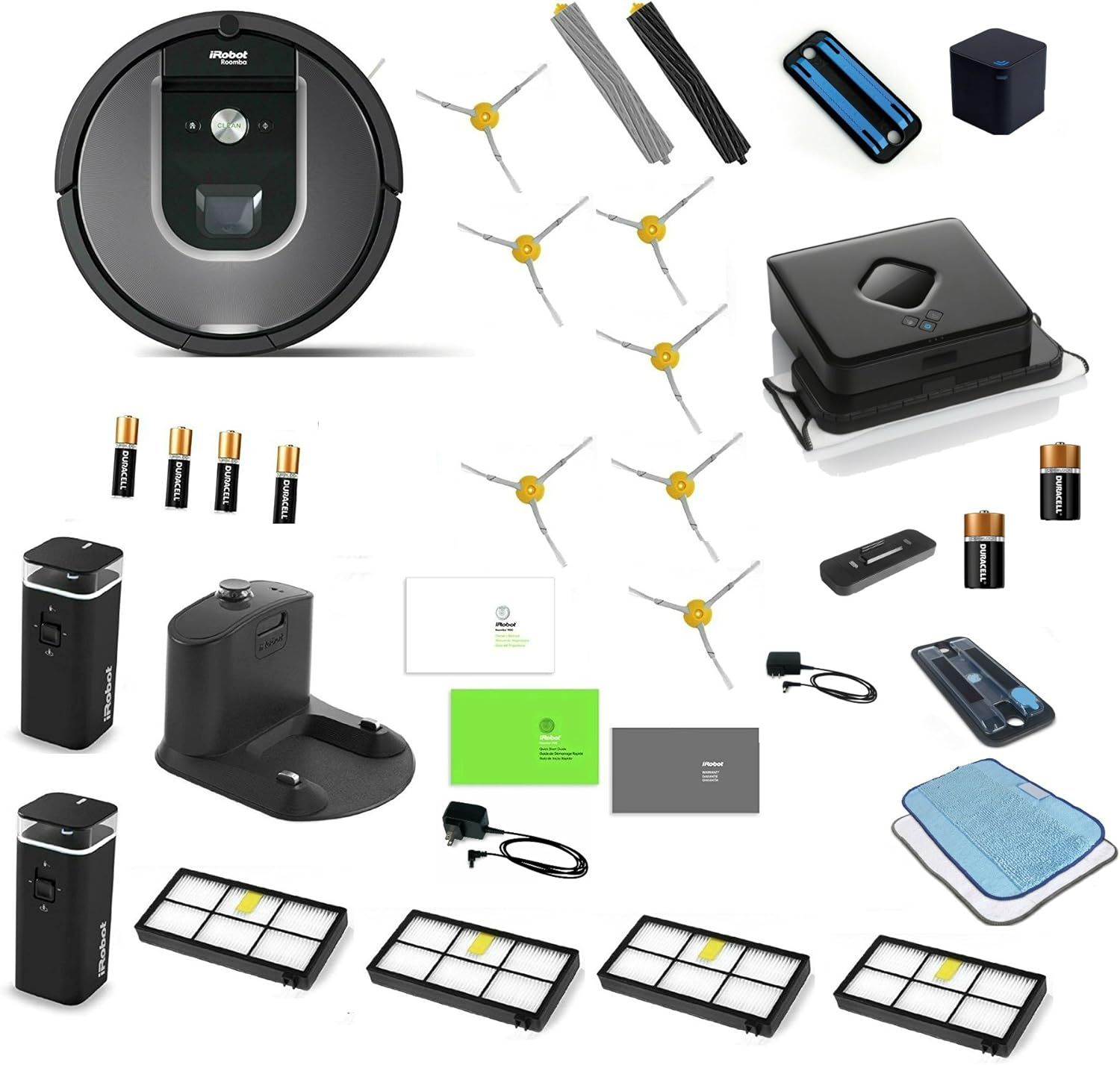 iRobot Roomba 960 & iRobot Braava 380t Robotic Vacuum Cleaner and Mop! iRobot Roomba