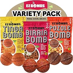 EZ Bombs Variety Pack – Pozole, Tinga & Birria
